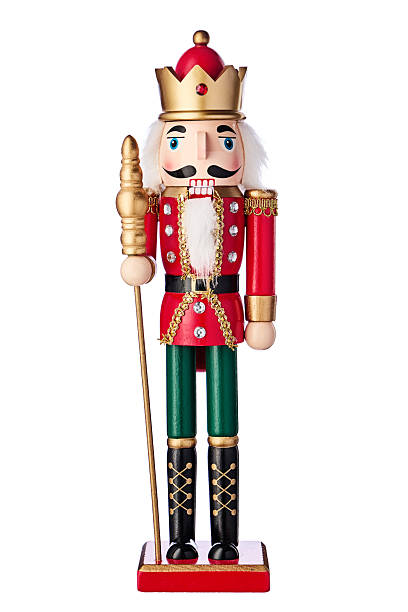 istock Christmas Toy Nutcracker Soldier Isolated on White Background 2249299476