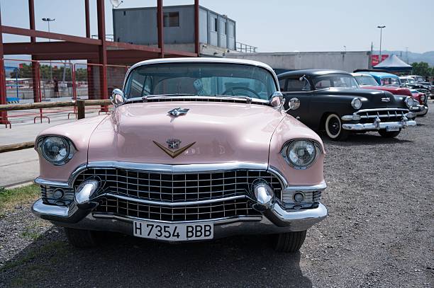 1956 Classic American Car in Yellow