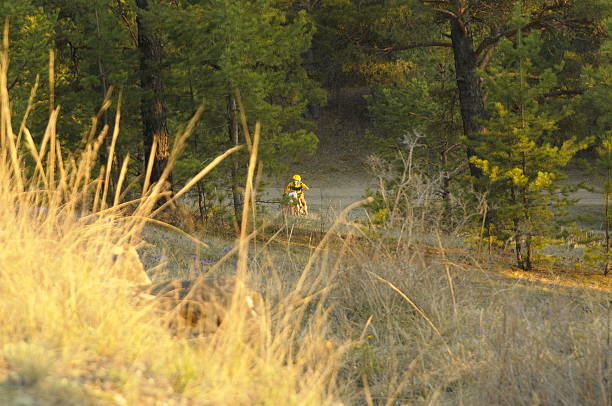 motocross in a beautiful place
