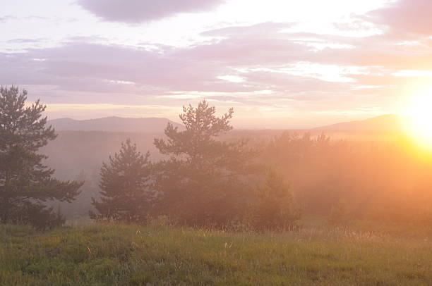 istock hilly landscape in the fog 2249320631