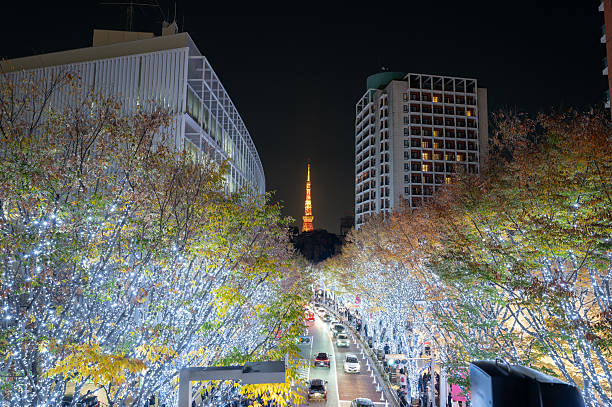 istock Urban Winter Lights and Tokyo Tower Night View 2249322404