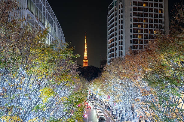 istock Urban Winter Lights and Tokyo Tower Night View 2249322406