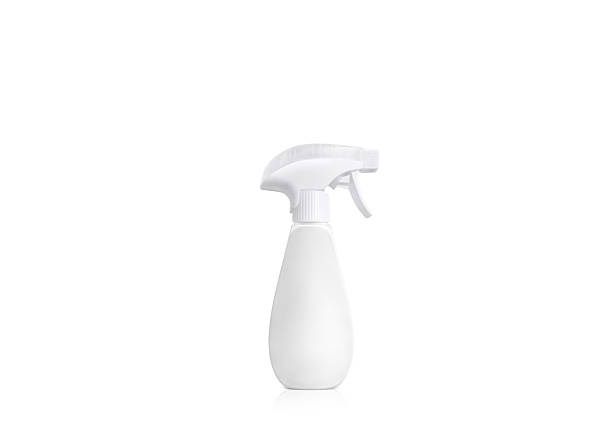 istock Image of an empty white spray bottle isolated on a white background. 2249328959