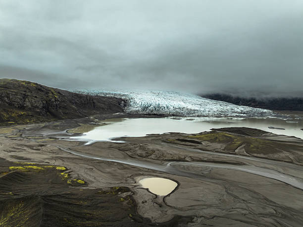 istock Aerial view of a glacier in Iceland 2249330032