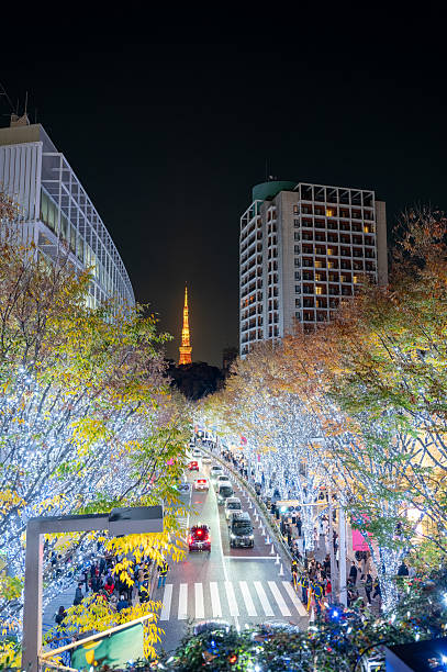 istock Urban Winter Lights and Tokyo Tower Night View 2249336793