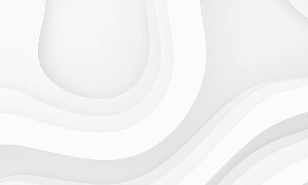 istock Abstract soft white background with smooth layered paper curves and gentle shadows. 2249343033
