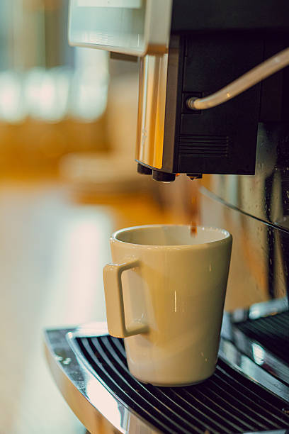 istock The process of making coffee in a coffee machine in a restaurant 2249349228