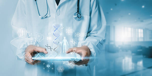 istock Doctor using AI and DNA technology for genetic analysis and precision medicine, representing innovation in digital healthcare, biotechnology research, and smart medical diagnostics future of medicine. 2249362280