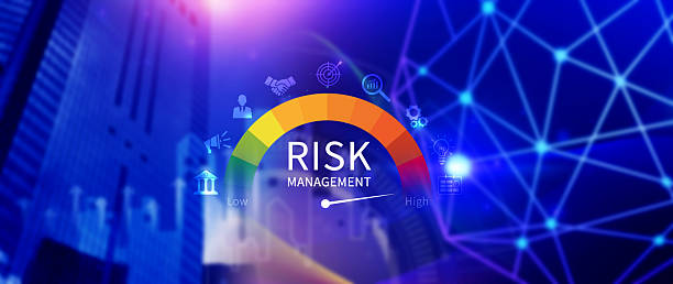 istock RISK concept, analyzing risk and opportunities to planning business via risk level indicator virtual rating low to high digital virtual, Risk management strategies concept. 2249365287