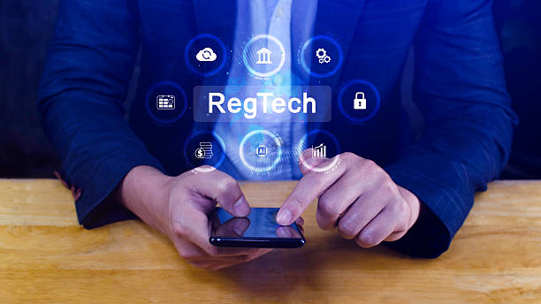 istock Regtech, Regulatory technology concept, management of regulatory processes with financial industry through technology, Regulatory monitoring, reporting and compliance, Machine learning tech. 2249365293