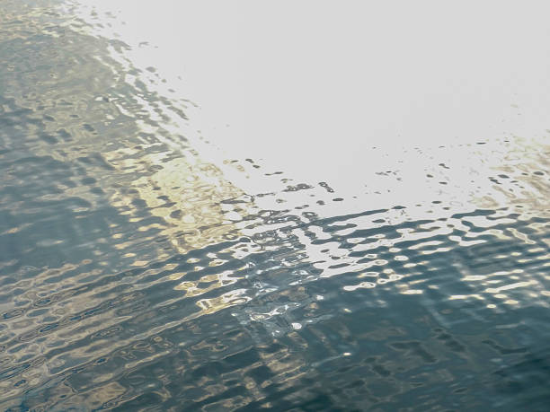 The water surface of Lake Garda as a beautiful background image. Taken in Limone on the western shore of Lake Garda.