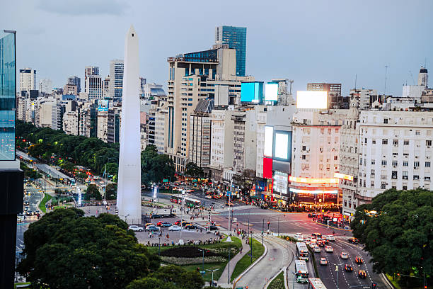 istock Iconic Obelisk Square In Buenos Aires At Dusk 2249367732