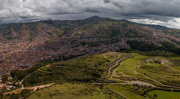 istock Aerial view of Cuzco, Peru 2249378301