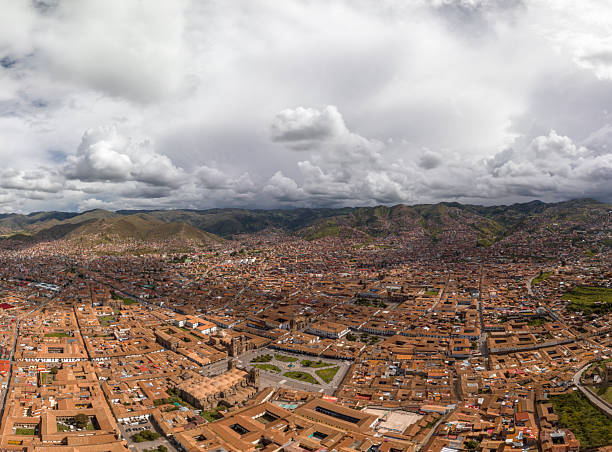 istock Aerial view of Cuzco, Peru 2249378346