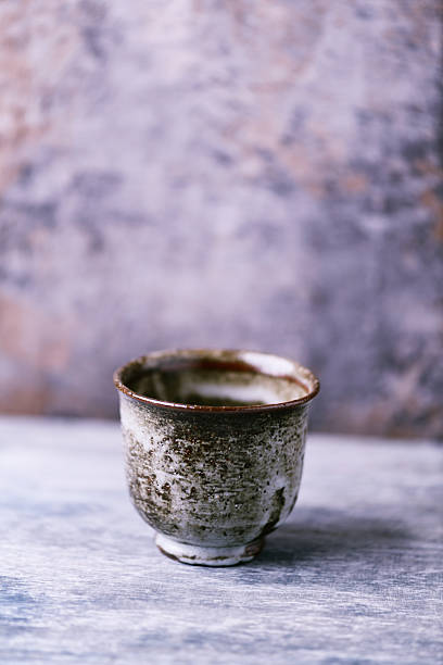istock Traditional japanese ceramic on rustic wooden background. Soft focus. Copy space. 2249383112
