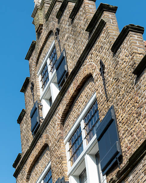 istock Window with shutters on a medieval building in the netherlands 2249390734