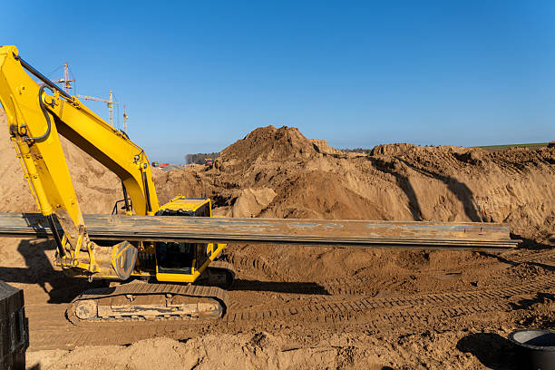 istock A large yellow excavator works on a construction site 2249409265