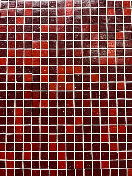 istock Close up of small red tiles 2249416084