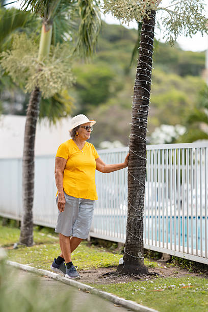 istock Elderly woman in condominium 2249419480