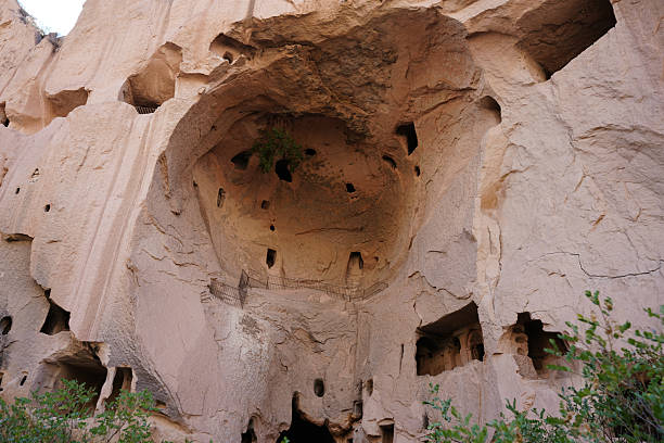Rock Formations in Zelve Valley, Nevsehir City, Turkiye