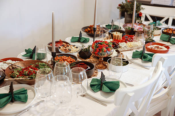 istock Traditional Turkish meze and appetizers on dinner table 2249433889