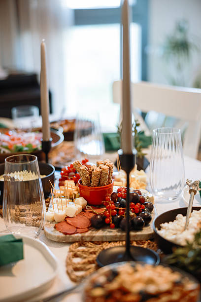 istock Traditional Turkish meze and appetizers on dinner table 2249434207