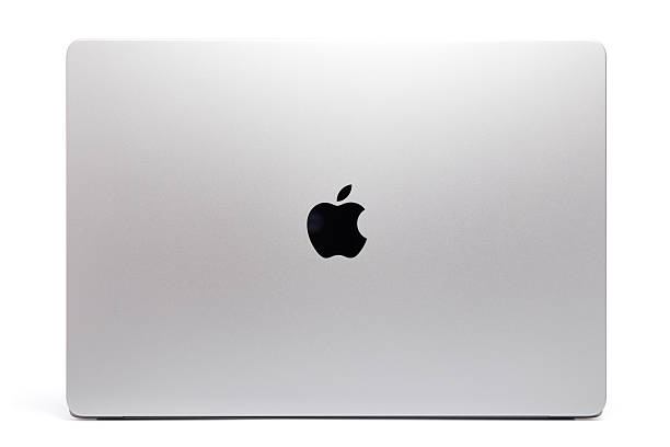 Ljubljana, Slovenia - December 1, 2025. An Apple MacBook Air laptop computer with 15.3-inch display, M4 chip, 10-Core CPU, 10-Core GPU, 24GB Unified Memory, 512GB SSD Storage, Silver color, Slovenian keyboard, isolated on white, HiRes photo taken by Canon R5.