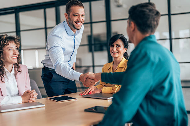 istock Handshake for the new agreement 2249435117