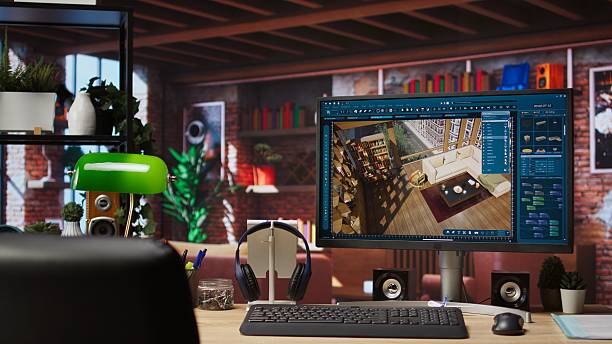 istock CAD software used for making home floor plans and virtual furniture 2249447431