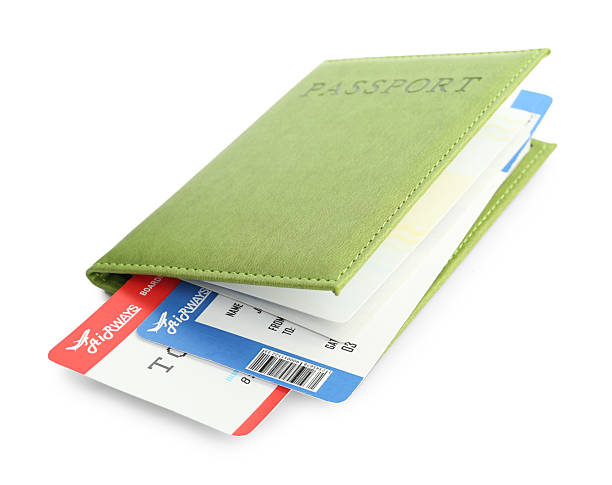 istock Passport with airplane tickets isolated on white 2249449278