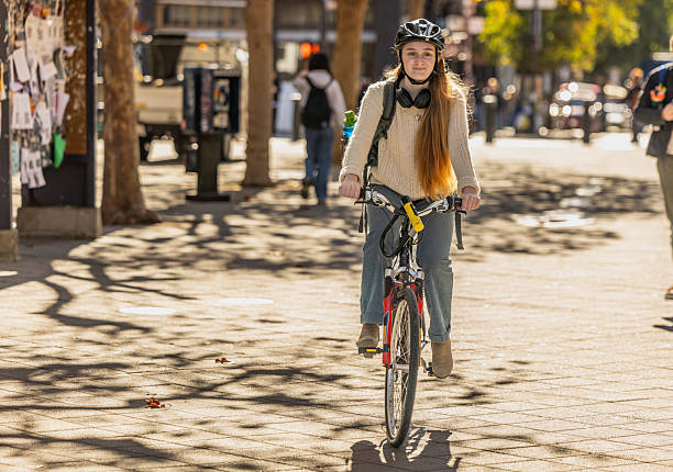 istock University Student Bike Commute 2249452763