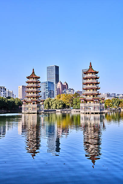 istock The Twin Towers in Wuhan's Baodao Park 2249466418
