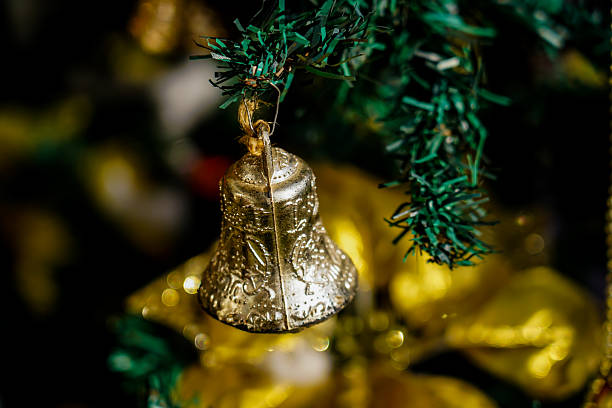 istock Close-up view of a decorated Christmas tree with ornaments. 2249470206