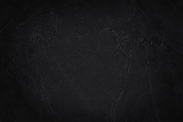 istock Dark grey black slate texture in natural pattern with high resolution for background and design art work. Black stone wall. 2249473233