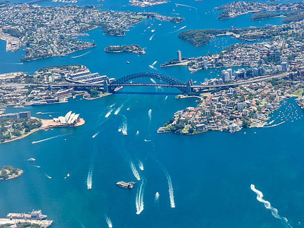 istock Aerial view of the Sydney Harbour Bridge 2249481628