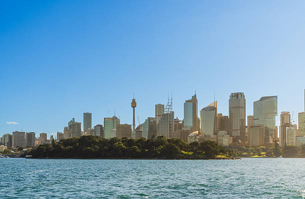 istock Towering Sydney skyline under a vibrant blue sky, Sydney harbor. 2249486207