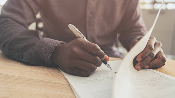 istock Working on the paperwork and signing the agreement 2249489905