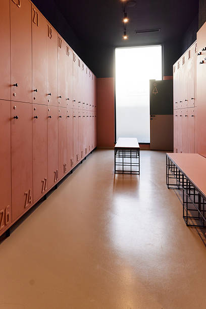 istock Modern interior of a locker room. 2249491604