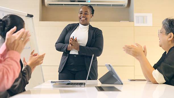 istock Group of managers, analysts, and investors evaluate project performance reports, identify operational challenges, and propose solutions to optimize workflow efficiency. Collaboration and trust between teams drive progress and strengthen company growth. 2249495593