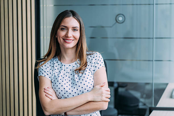 istock Confident businesswoman in modern office. 2249500272