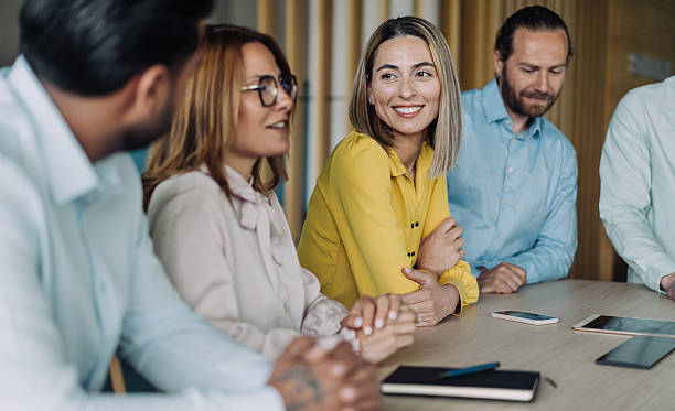istock Business persons on meeting in the office. 2249500944