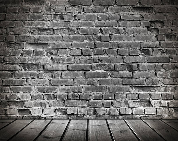 istock interior with an old brick wall and wooden floor 2249508685