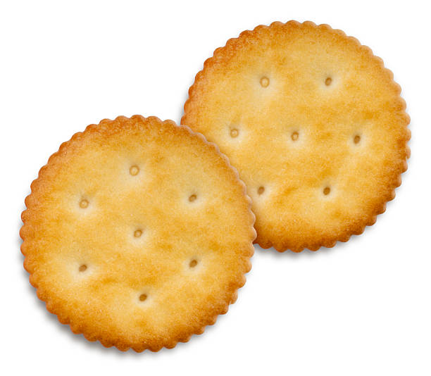 istock Peanut Butter Crackers isolated on white background, Crackers on White Background With clipping path. 2249514229
