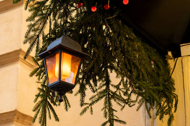 istock Christmas tree with many ornaments and pine cones. 2249517475