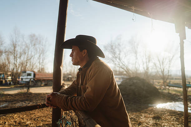 istock Man at the horse ranch 2249520697