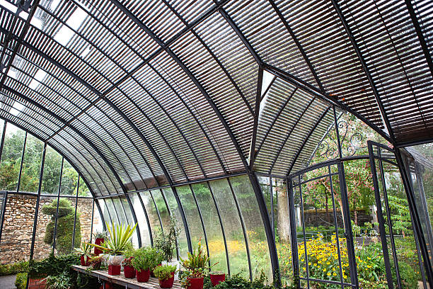 Greenhouse in the University Botanical Garden in Coimbra (Jardim Botânico da Universidade de Coimbra), a place where plant diversity and sustainability are studied, but also a public park that invite to take a stroll; it is located in the heart of the city since 1772, and is a UNESCO World Heritage Site
