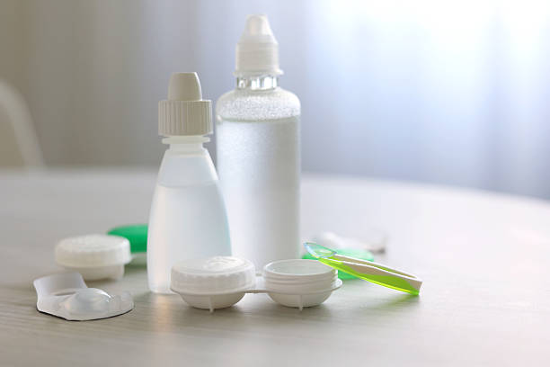 istock Contact lenses for correcting vision against a light background. 2249548084