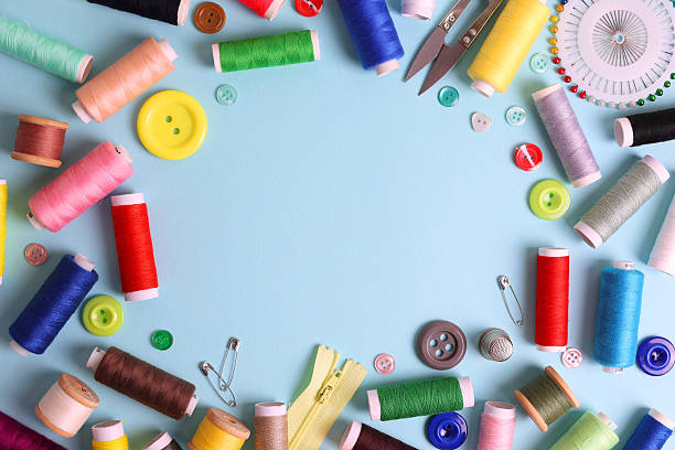 istock A wide range of sewing materials and tools is located on a colored background 2249552069