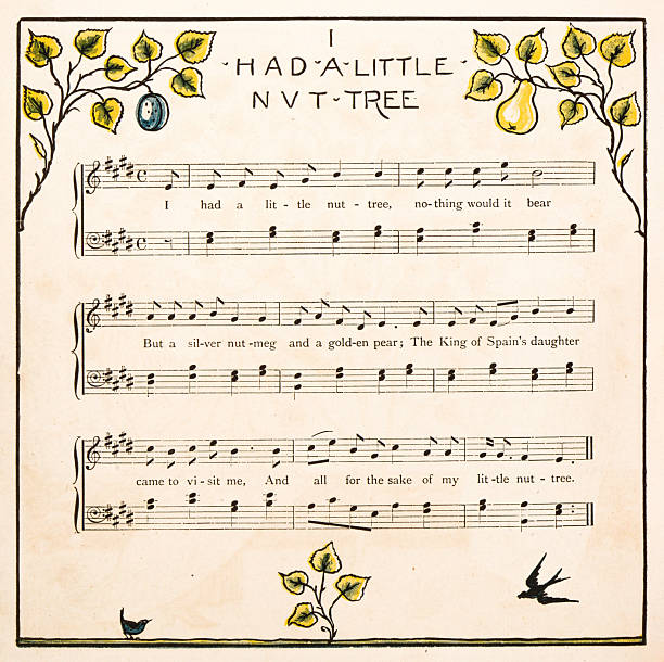 istock 19th century nursery rhyme illustration: I Had a Little Nut Tree 2249554533