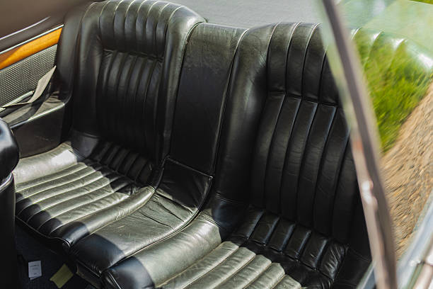 istock Classic Car Rear Leather Seats Interior Detail 2249562620
